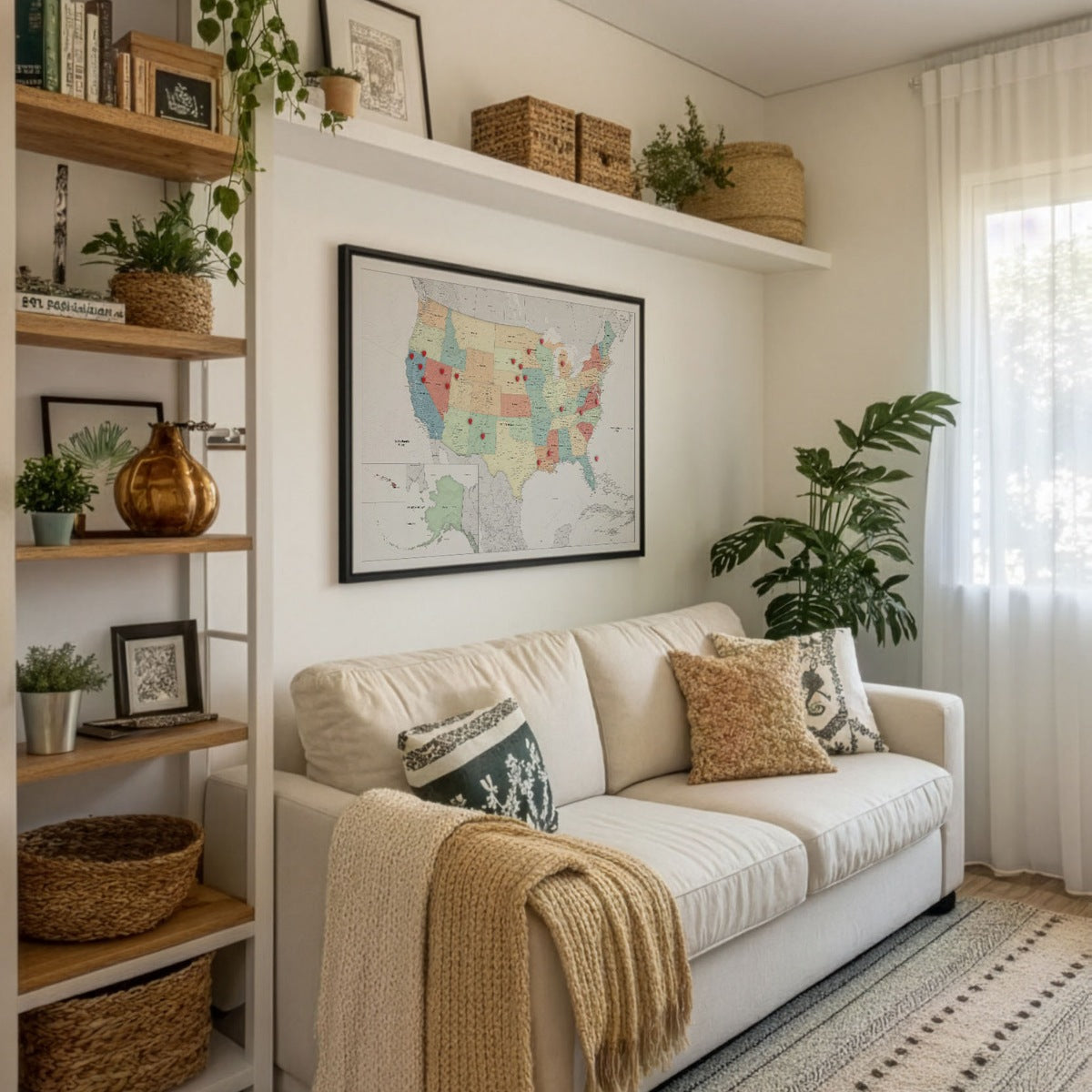 Smart Pin USA Map - Color