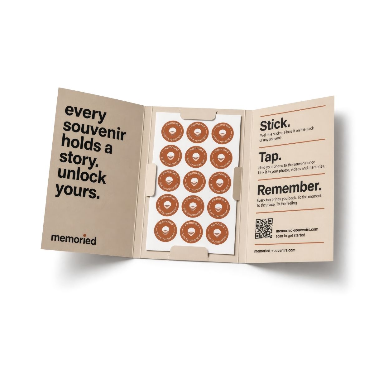 Souvenir Memory NFC Stickers