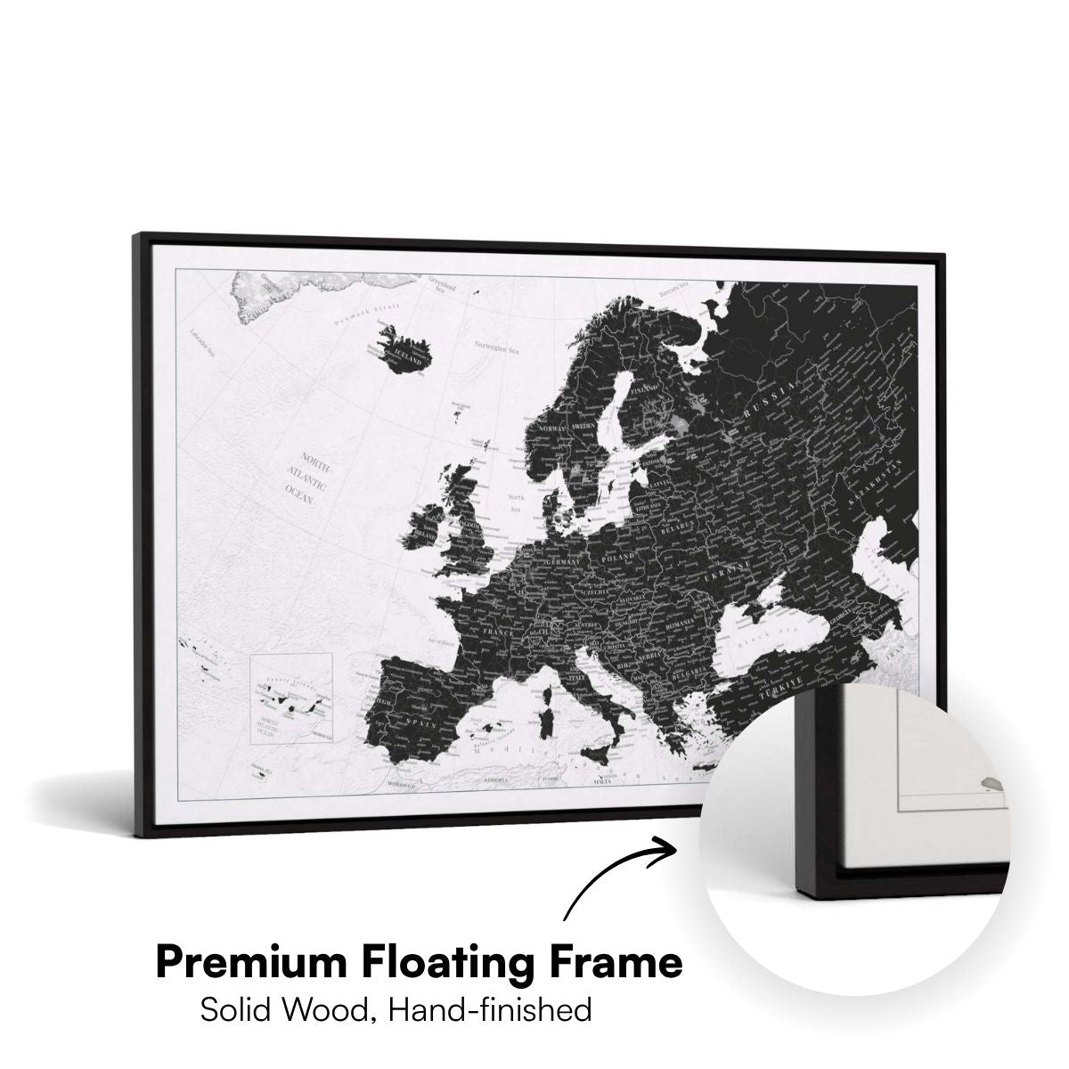 Smart Europe Map Bundle - Black