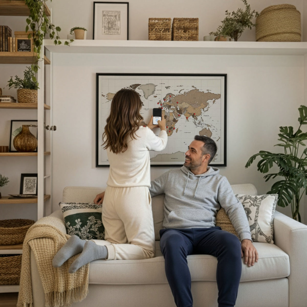 Smart Pin World Map - Safari