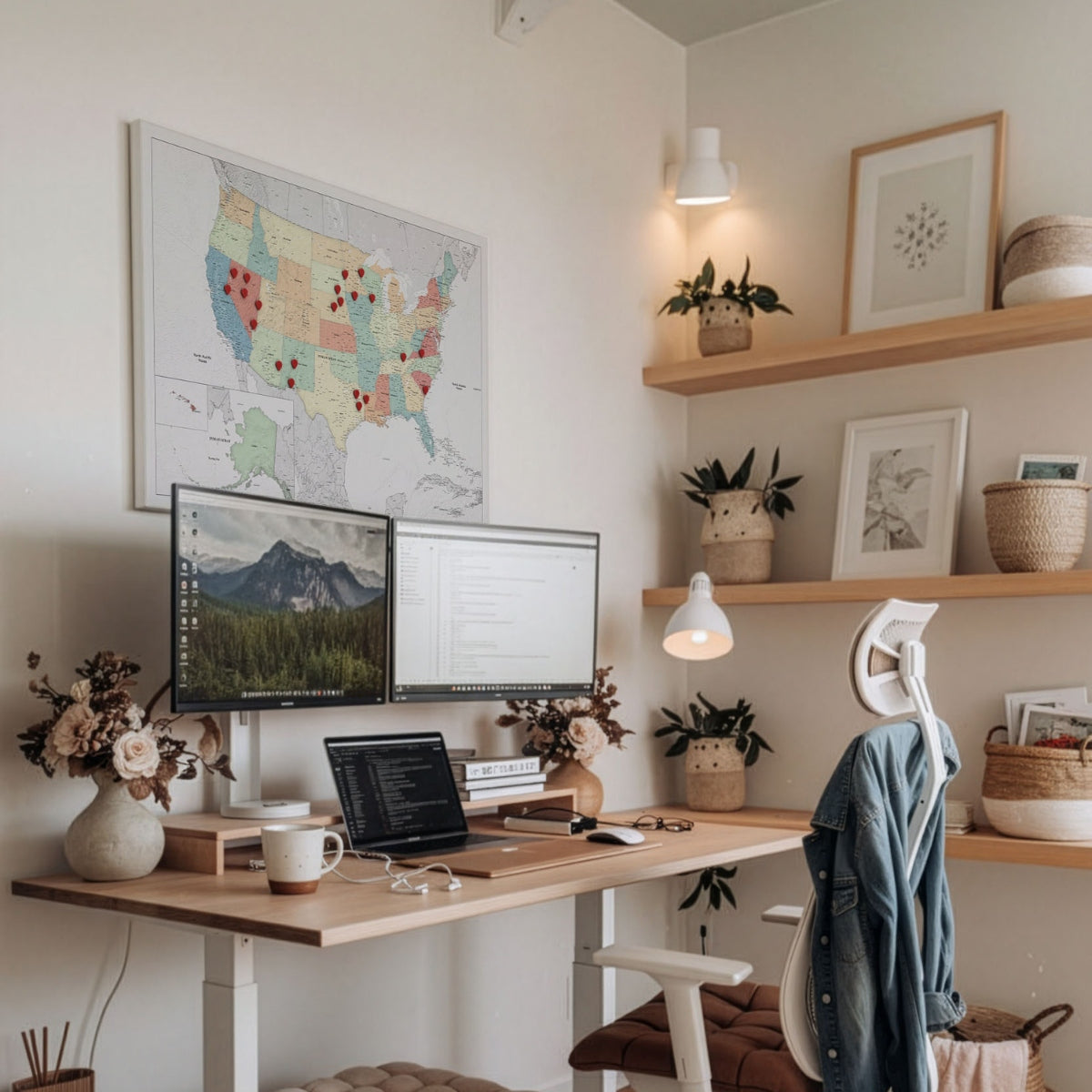 Smart Pin USA Map - Color