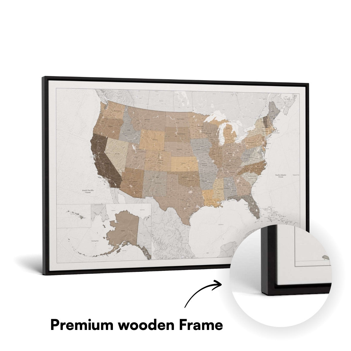 Smart Pin USA Map - Safari