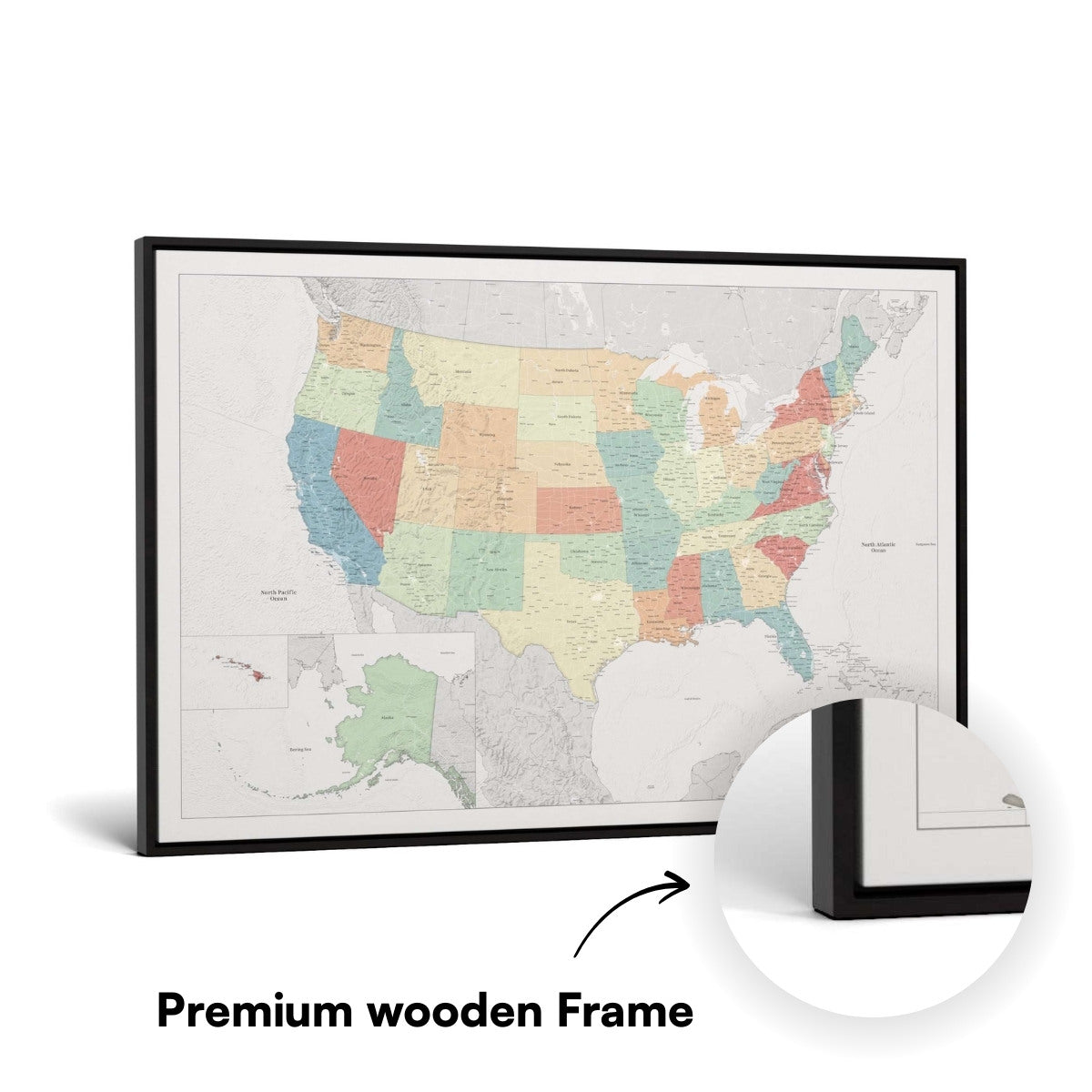 Smart Pin USA Map - Color