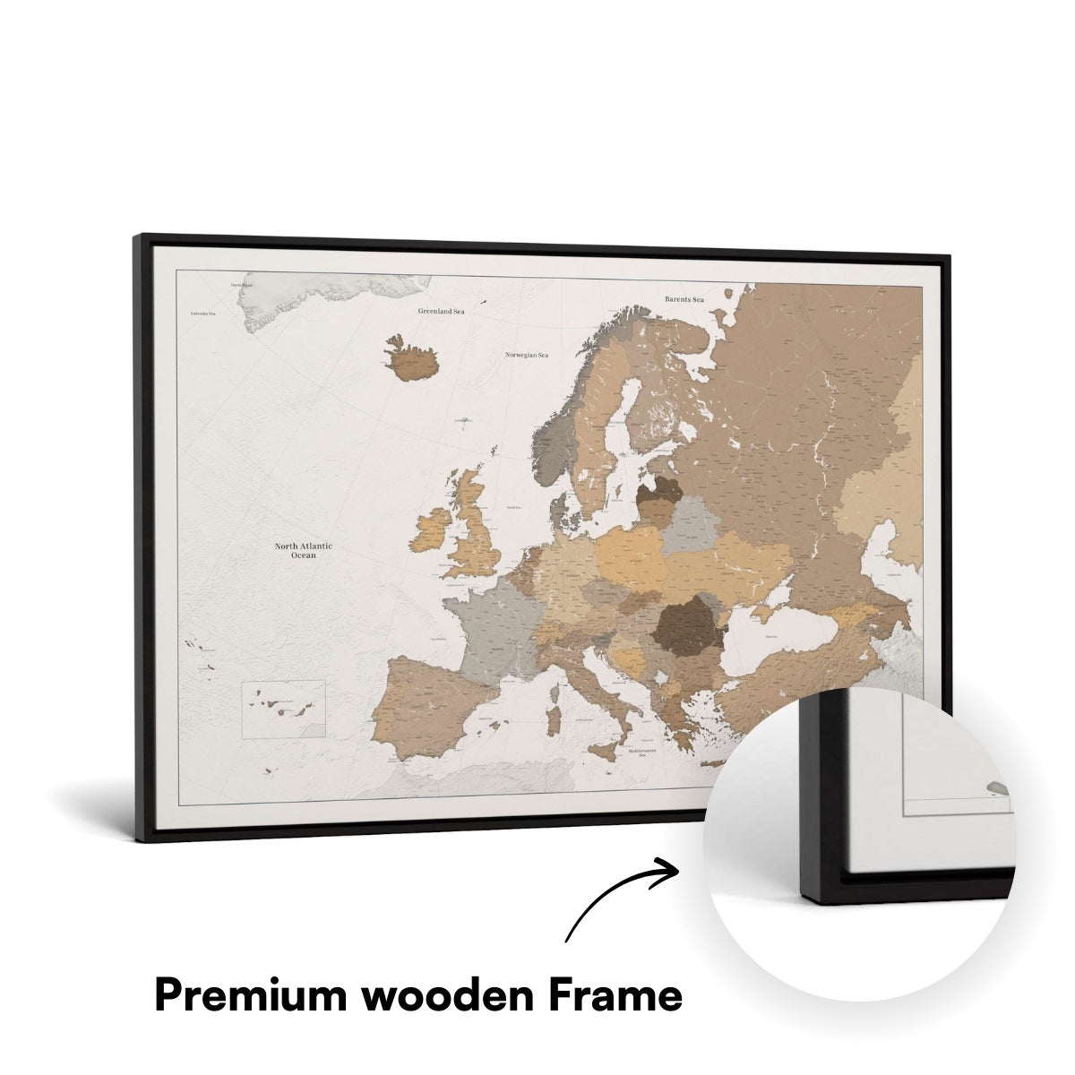 Smart Pin Europa-Karte - Safari