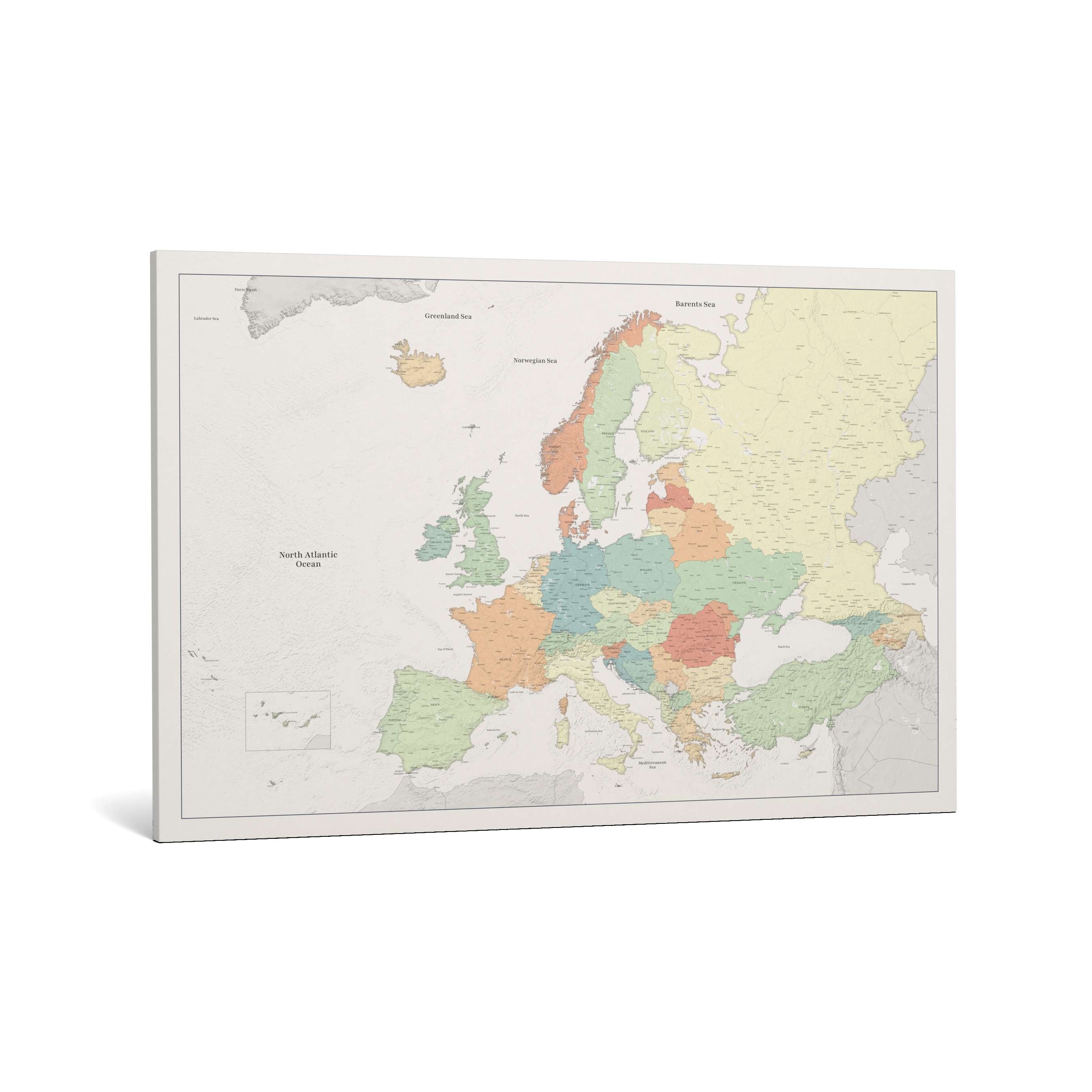 Smart Pin Europe Map - Color