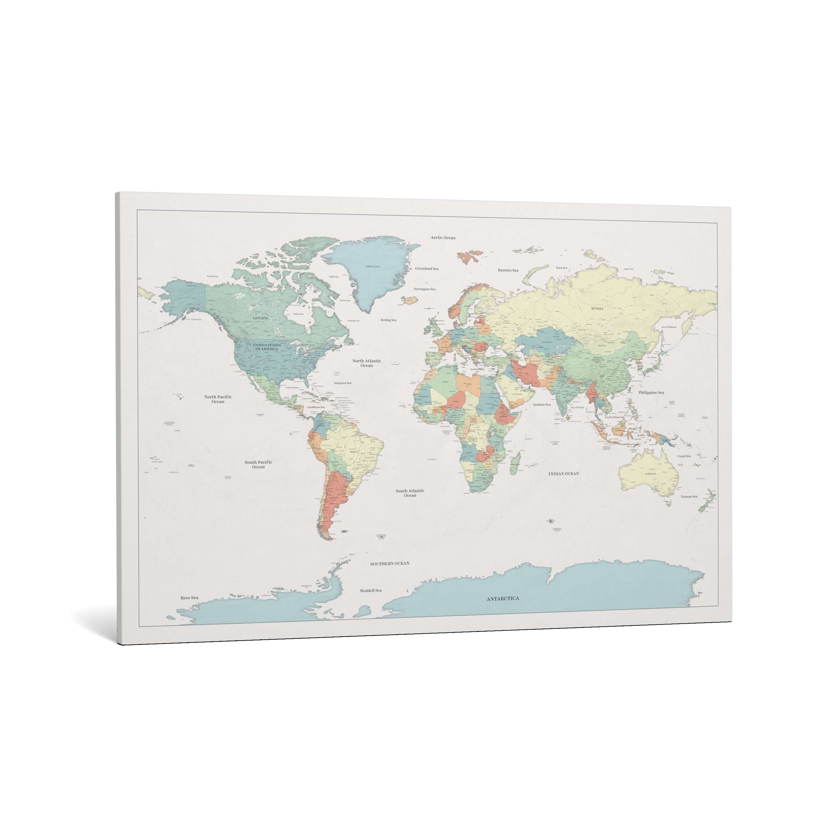Smart Pin World Map - Color