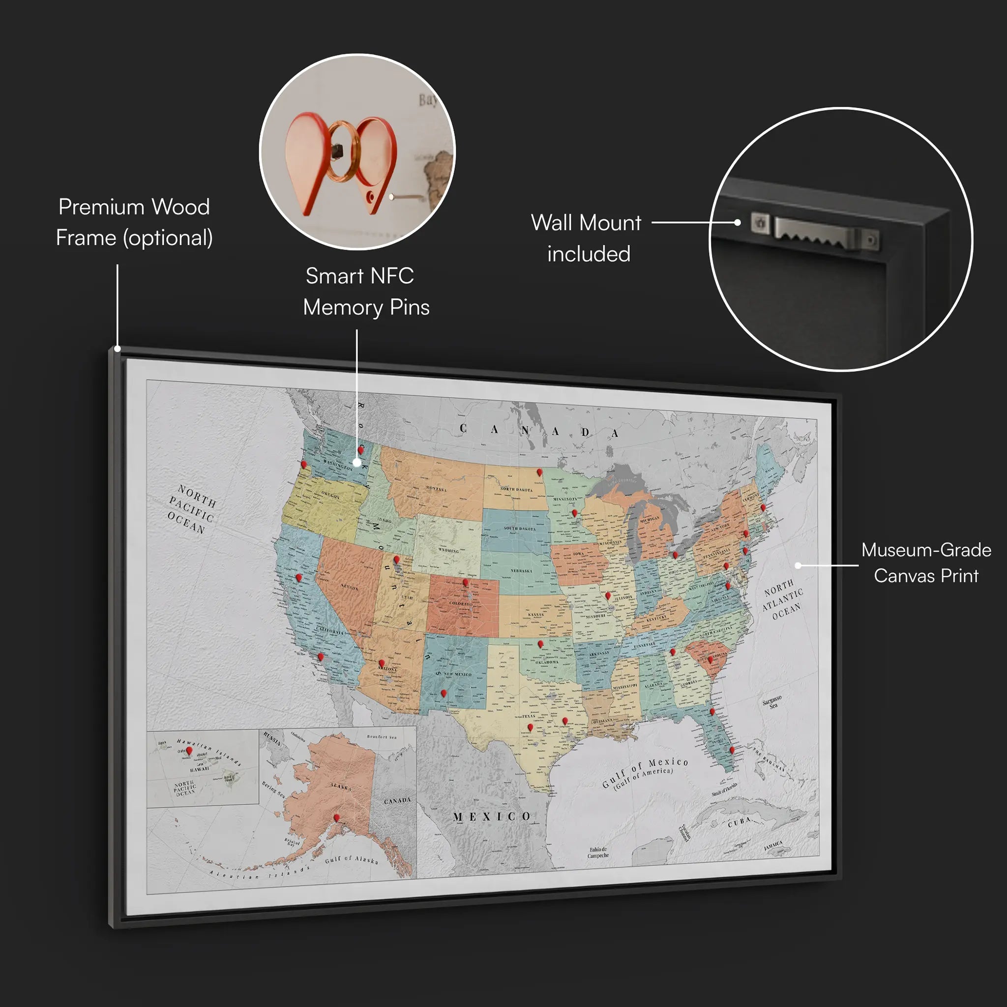 Smart USA Map Bundle - Color
