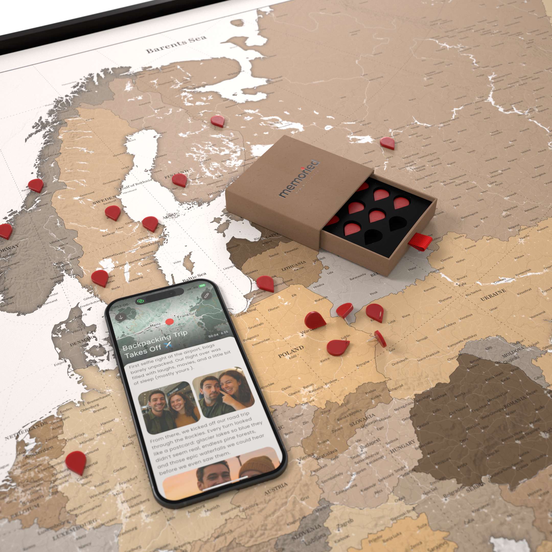 Smart Pin Europe Map - Safari