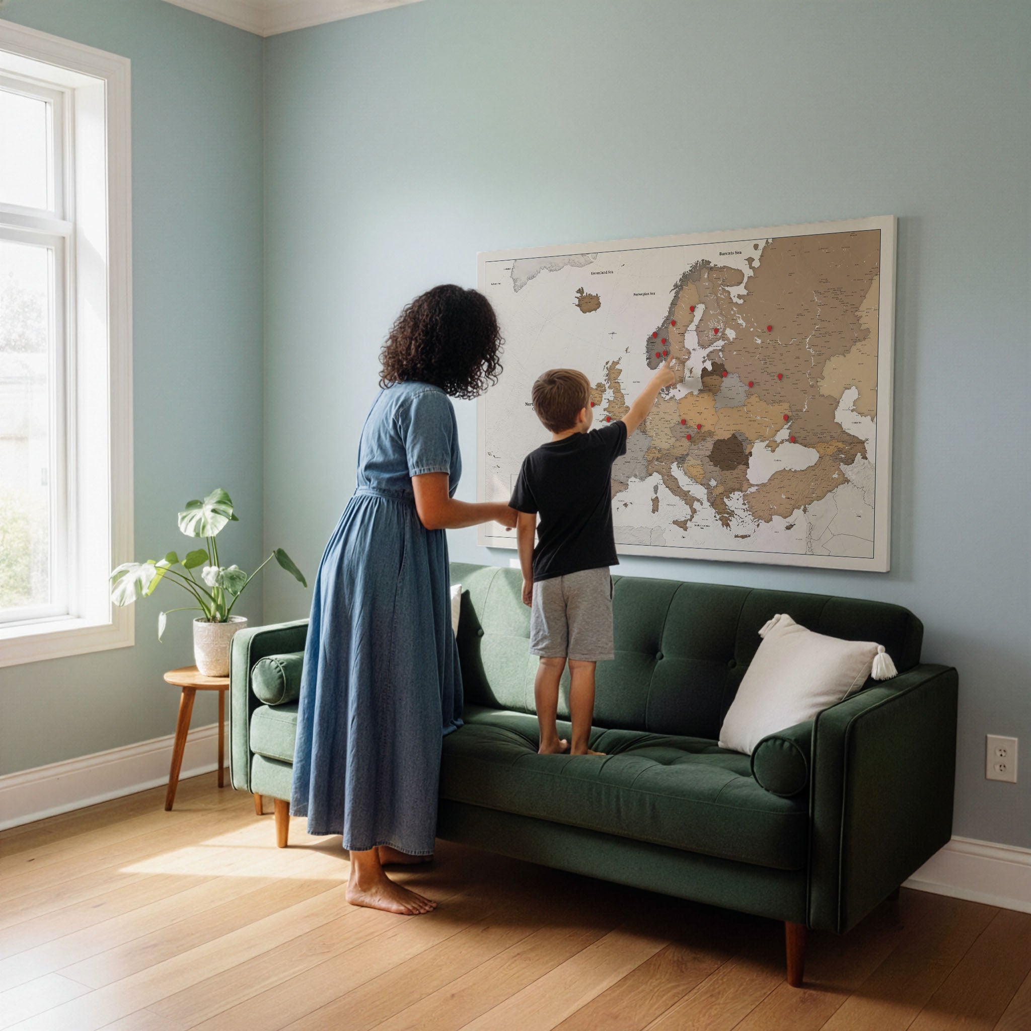 Smart Pin Europa-Karte - Safari