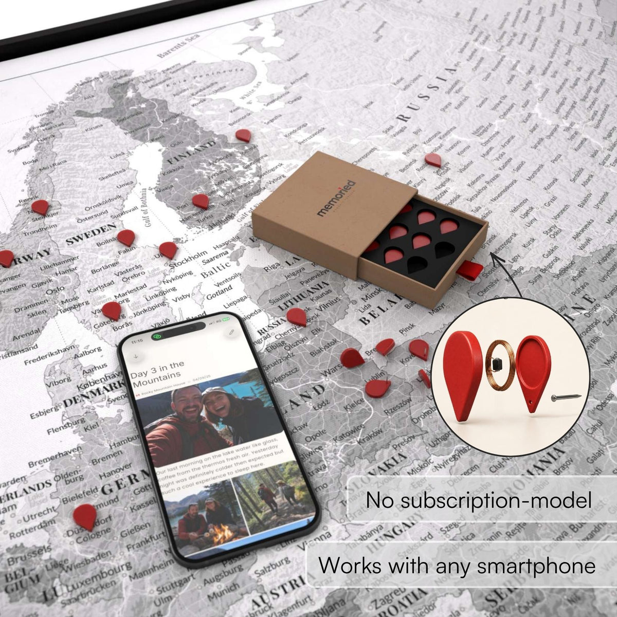 Smart Europe Map Bundle - White