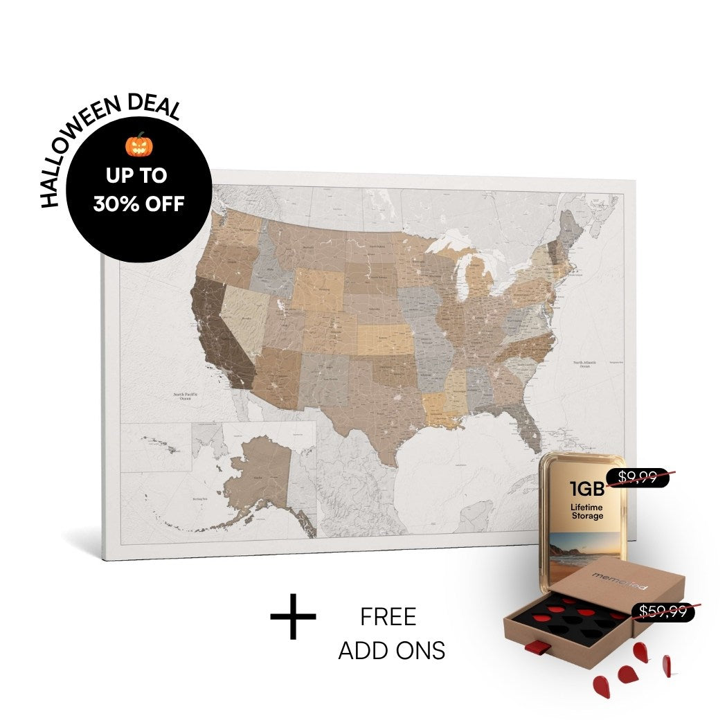 Smart Pin USA Map - Safari