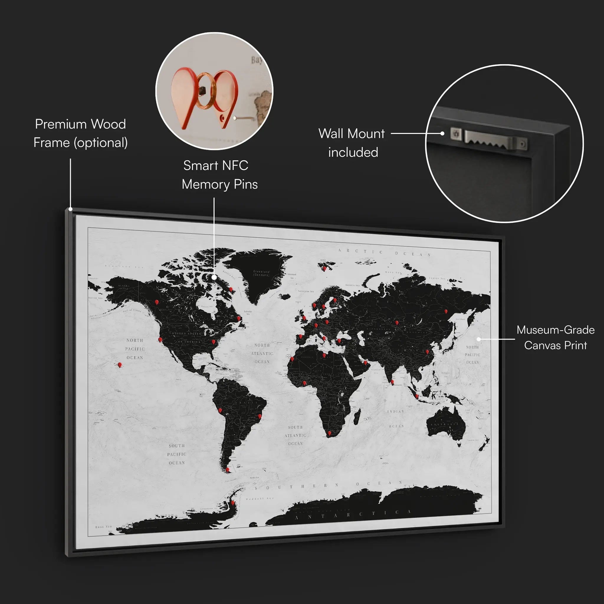 Smart World Map Bundle - Black